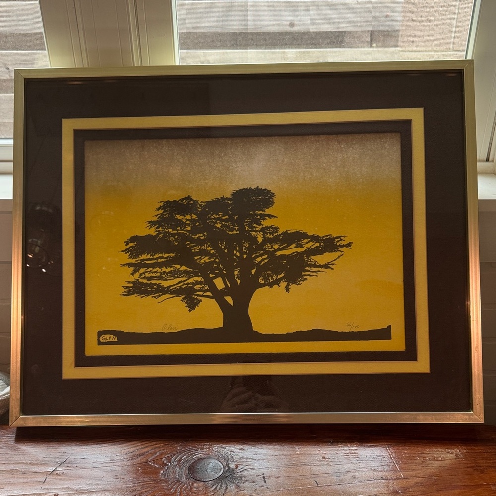 Vintage Mid Century Framed Art by artist “Glen”
